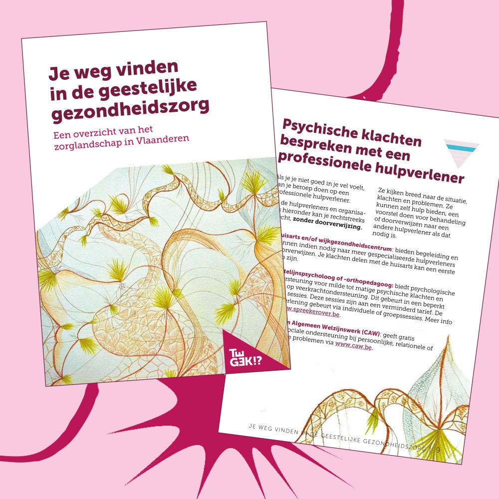 Brochure 'Je weg vinden in de geestelijke gezondheidszorg' (50 stuks)
